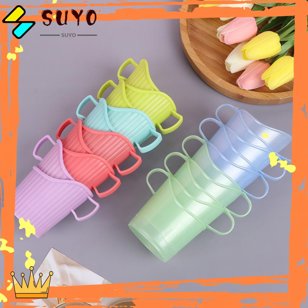 10pcs Holder Cangkir Bahan Plastik Untuk Rumah