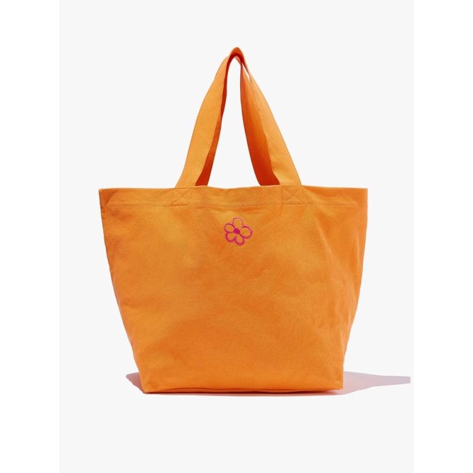 RUBI - Tote Bag - CANVAS TOTE BAG - ORANGE/DAISY TERPOPULER