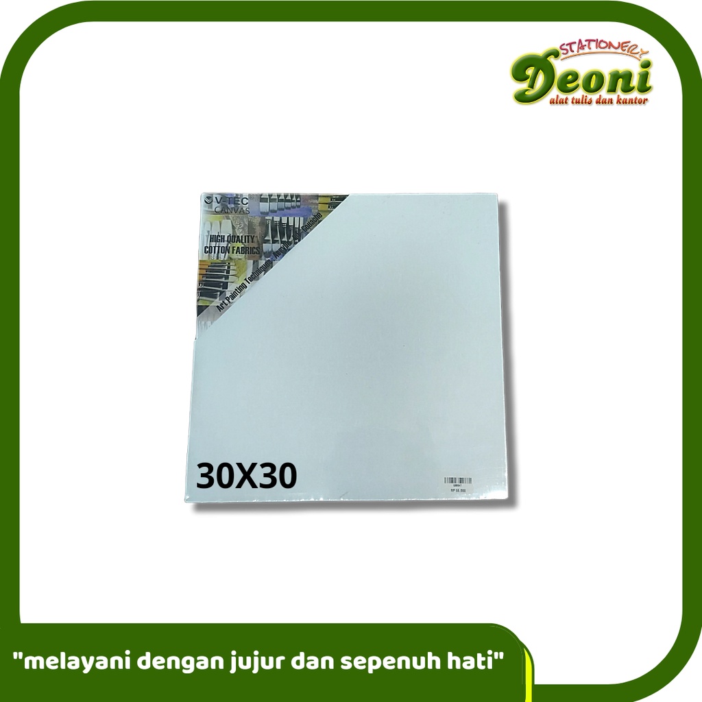 

V-TEC Canvas High Quality Cotton Kanvas Lukis 30x30cm