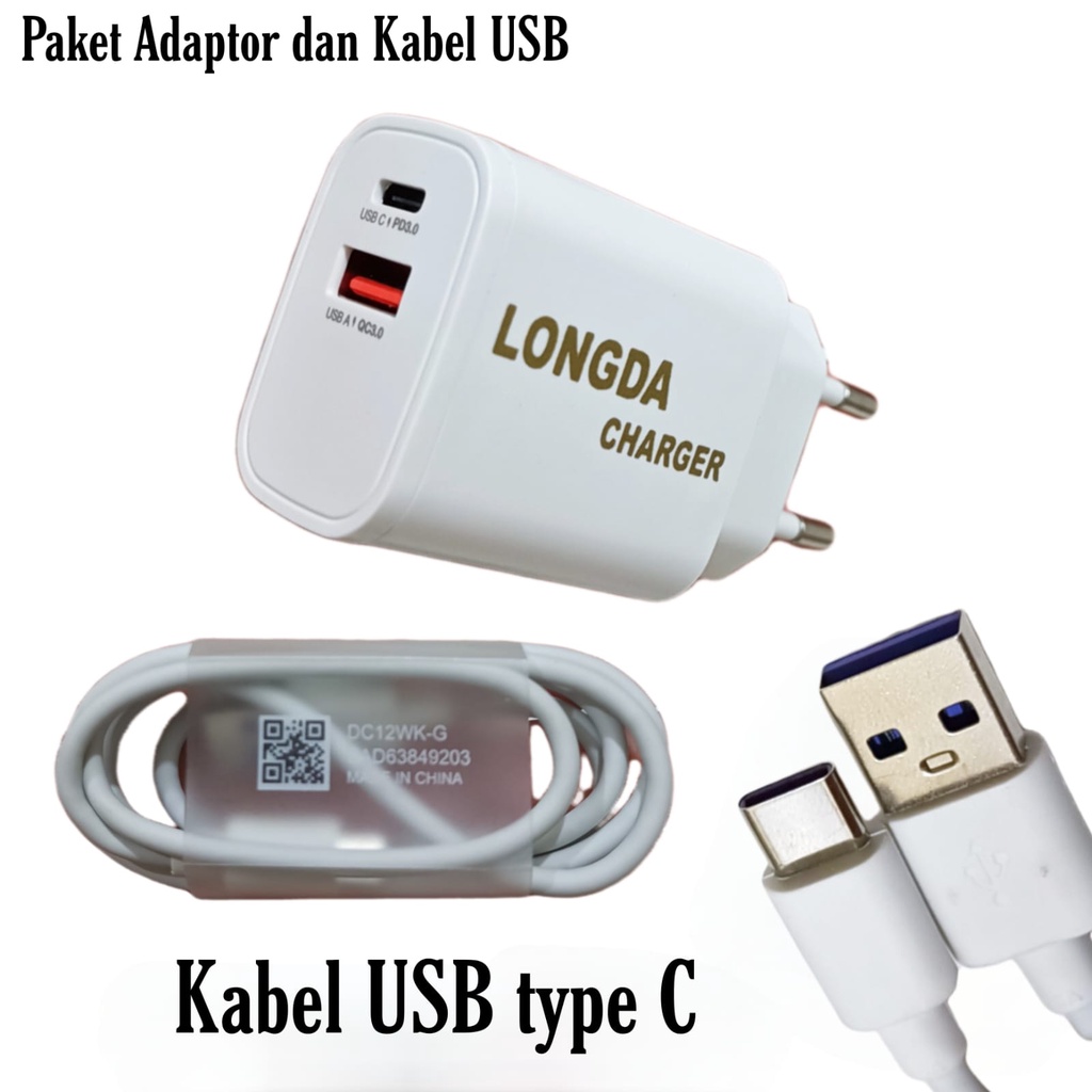 Fast Charging Adaptor Dual Output 20W Qualcomm Quick Charge 3.0 LONGDA