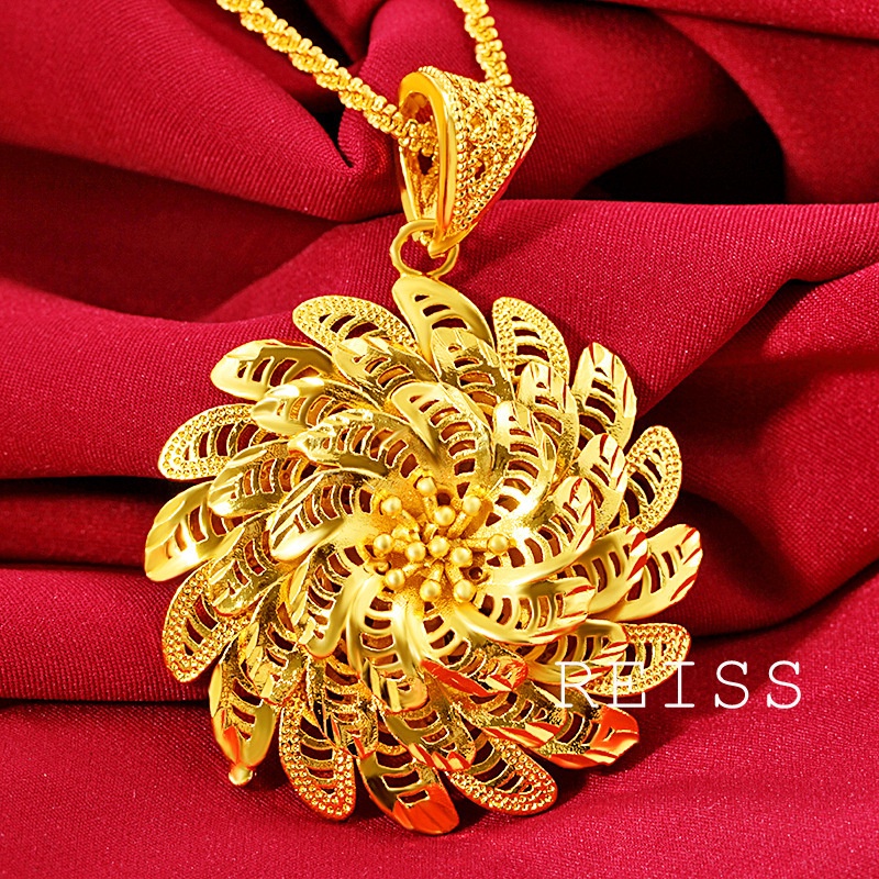 Kalung Emas Asli Kadar 375% Kalung Wanita Fashion Korea Kalung