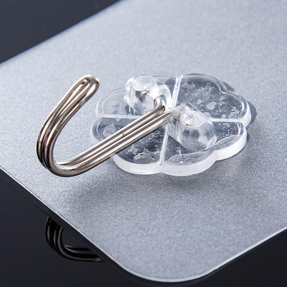 [Elegan] Hook Gantung Baju Kunci Kamar Mandi Penyimpanan Pothook Transparan Gantungan Kait Tempel Di Dinding Seamless Stiker Hook Self Adhesive Pothook