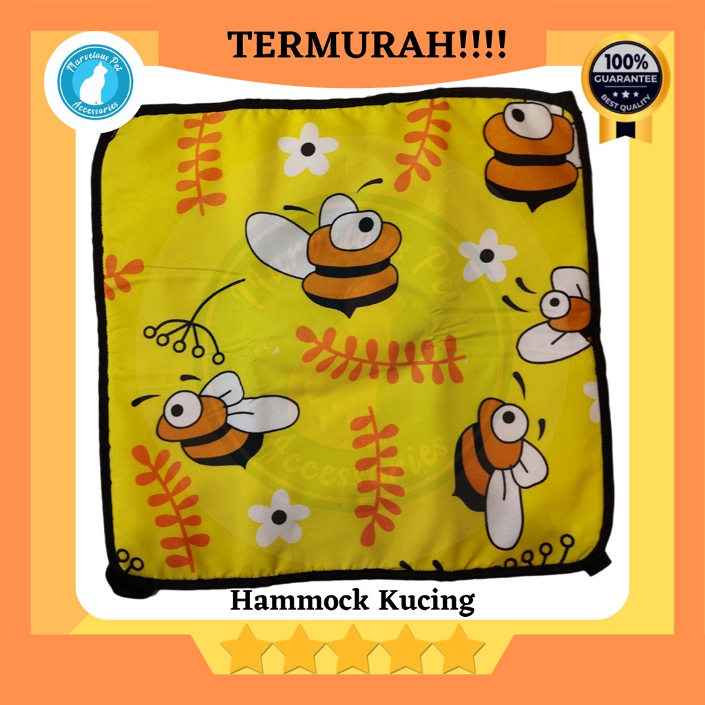 Tempat tidur Ayunan kucing gantung / cat hammock / ayunan kandang kucing-Lebah Besar