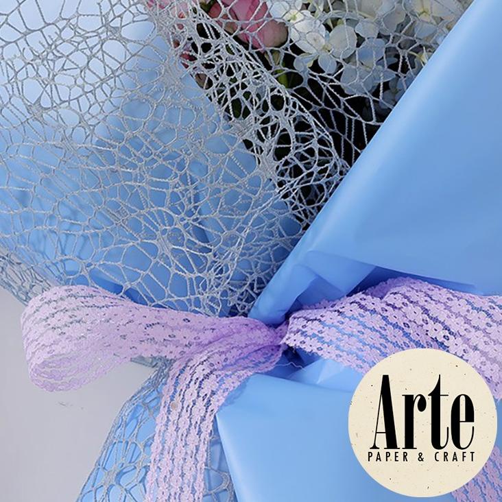 

☈ 1 Roll Spider Mesh Kertas Buket Korea Pembungkus Bunga Flower Wrapping Paper Kado Roll Arte Grosir Jakarta P.THW ♕