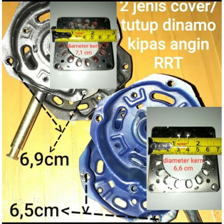 Cover/batok dinamo kipas angin cina modifikasi bearing