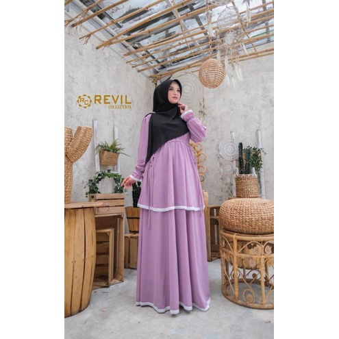 free ciput inner./gamis arrona dress renda baju gamis wanita muslim gamiis bahan ceruty baby doll fu