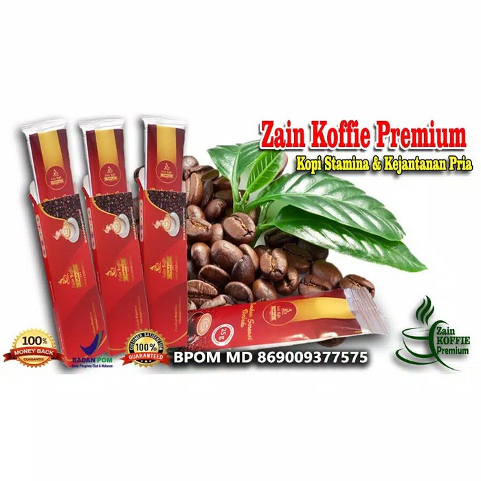 Kopi Zain Tambah Stamina Pria Wanita Kuat Tahan Lama ORIGINAL 1 Sacet