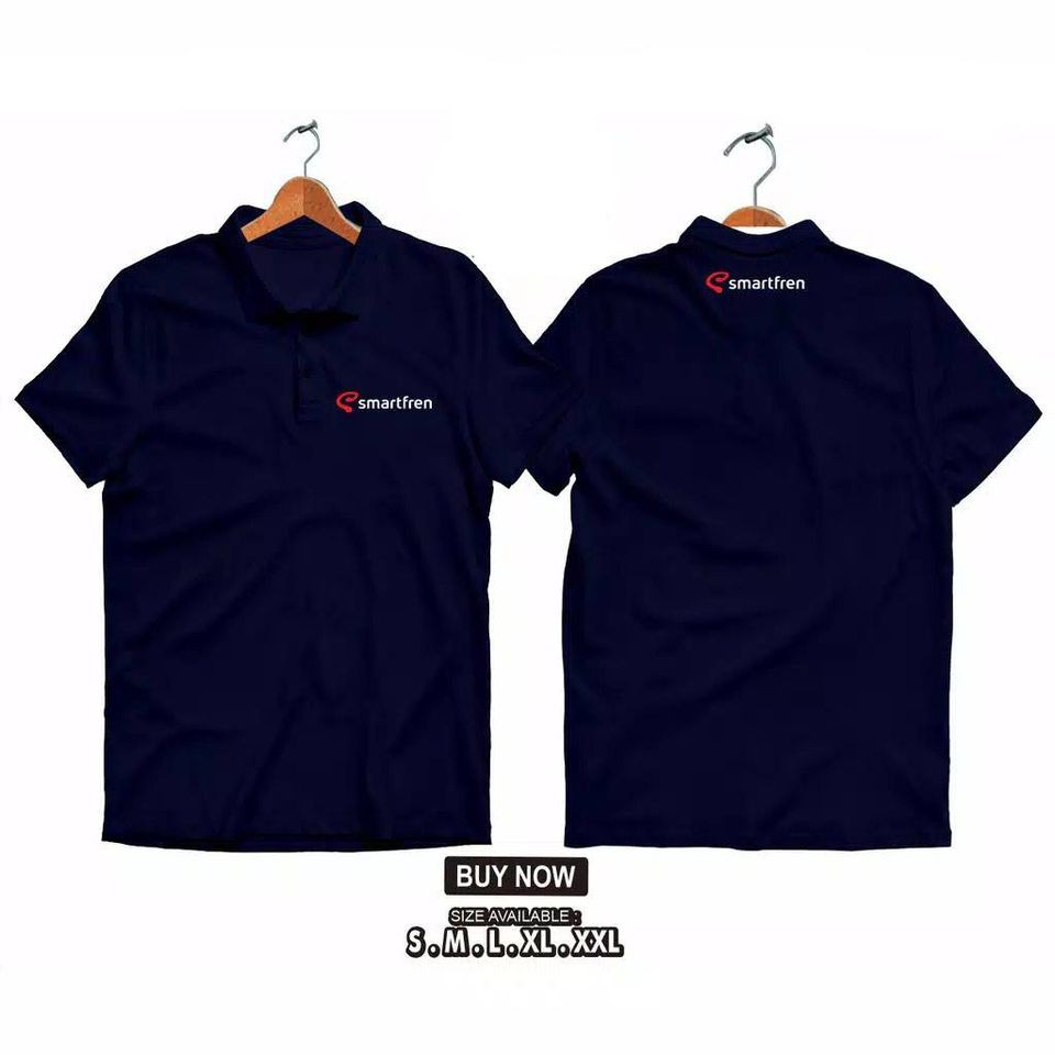 kaos kerah shirt smartfren provider / kaos kerah provider smartfren premium terlaris