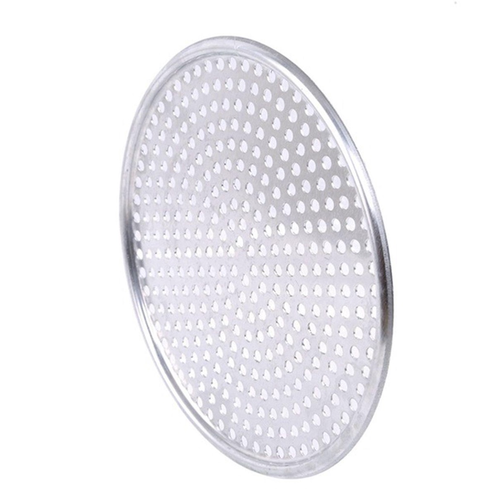 Quinton Pizza Pan Non Stick Aluminium Alloy Bakeware Dapur Oven Rumah Dengan Lubang
