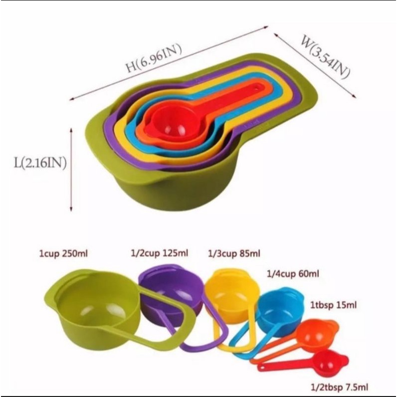 sendok takar measuring set