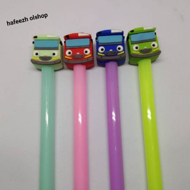

Pulpen Gel Lucu dan Unik dengan Atasan Karakter Tayo
