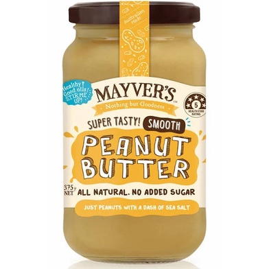 

MAYVER'S Peanut Butter Smooth 375gr Selai Kacang