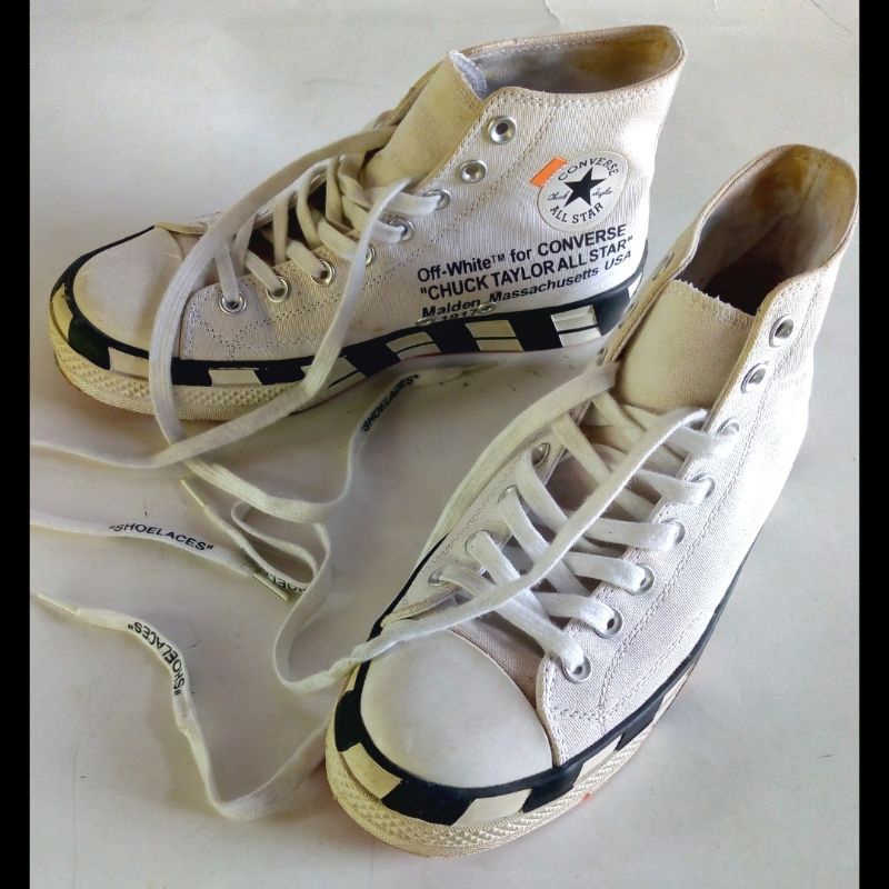 sepatu sneakers converse chuck taylor all star off white second