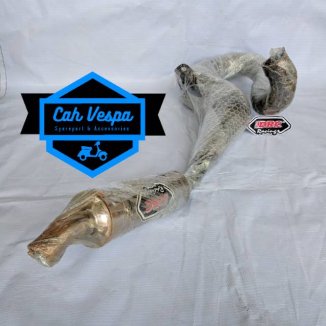 Knalpot Vespa DRC Buang Kanan Harian Spartan 200cc
