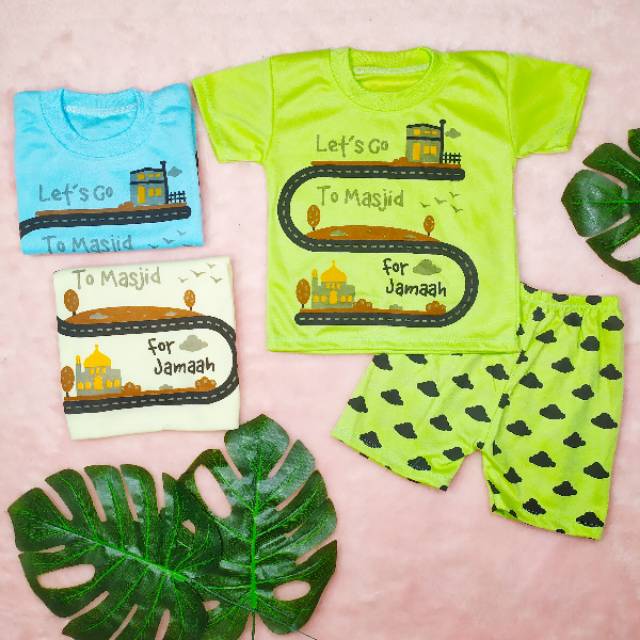 Pakaian Anak Laki-laki size 0-2tahun / Baju Setelan Anak Cowok / Baju Bayi / Baju ANAK SOLEH