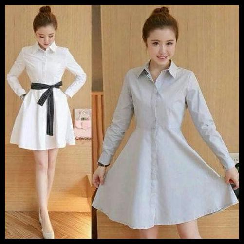 Dress Pesta Putih Remaja