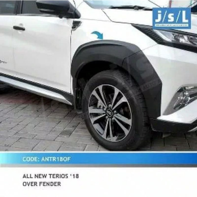 over fender all new terios 2018 - 2019