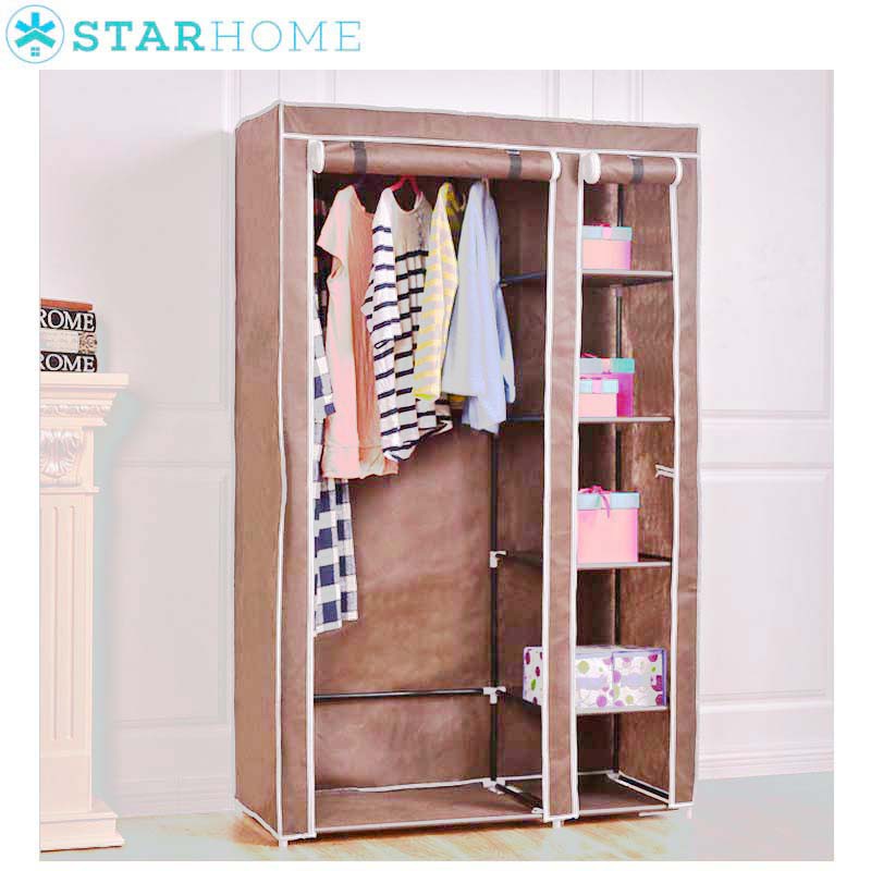 StarHome Lemari Baju  Rak Pakaian dengan 1 Gantungan  Baju  