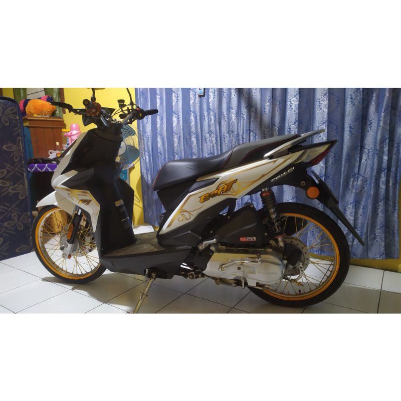 striping transparan beat new/beat street list gold