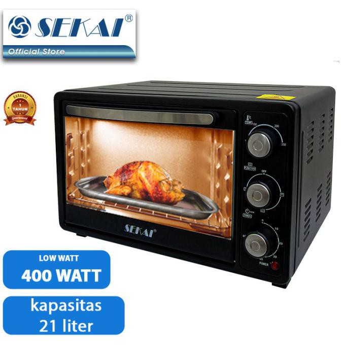 Sekai Oven Listrik Low Watt (21 L) Ov 211 - Promo 