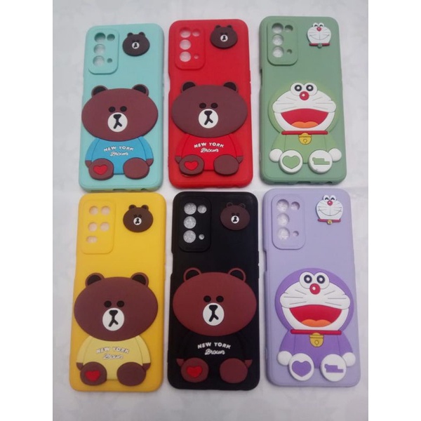 CASE CANDY KARAKTER REALME C15/ C17/ C20/ C11 2021/ C21/ CASE CANDY 3D KARAKTER TIMBUL