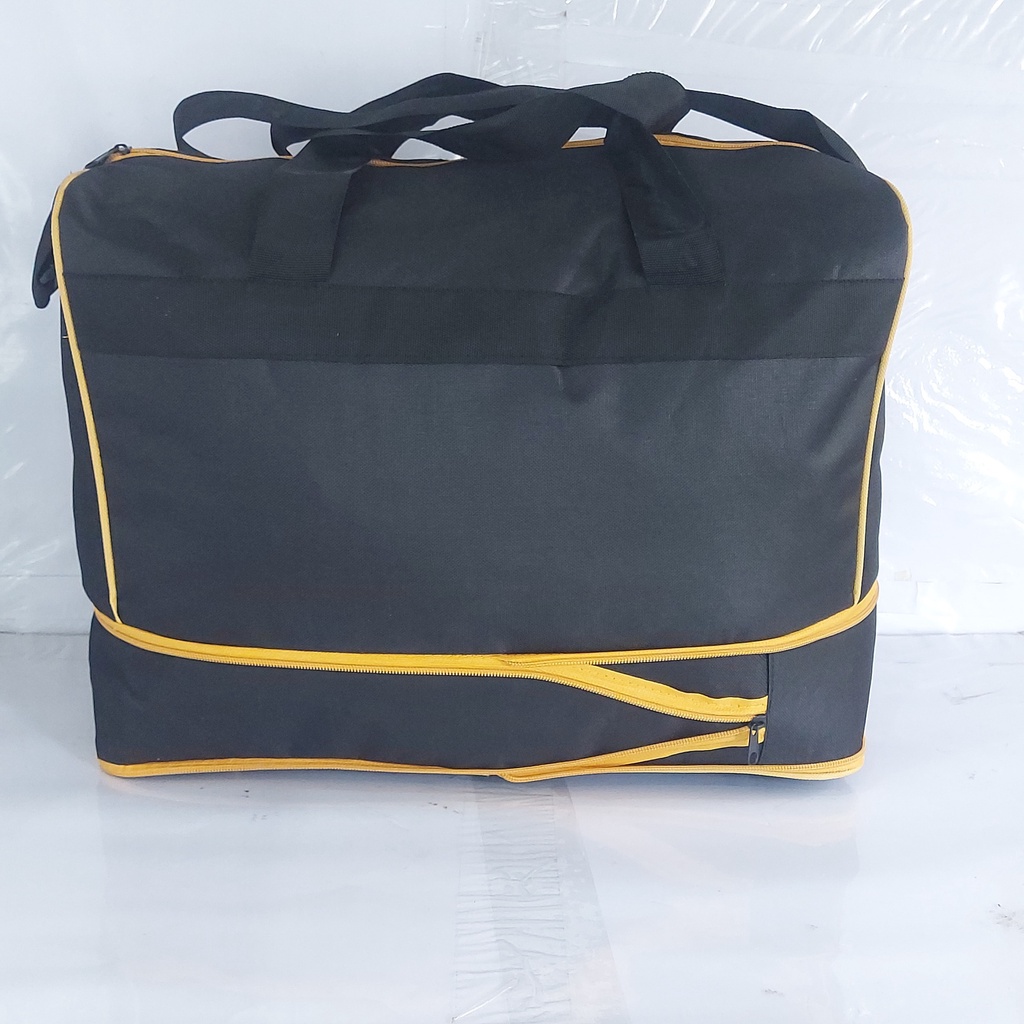 Tas Pakaian 2 Tingkat Murah / Tas Travel Hand Made ORIGINAL / Tas Sport COMPACT BARU / Tas Jalan Mini Compact MURAH / Tas Pakaian Jahitan Tangan RAPI / Tas Mudik RINGAN 2 TINGKAT / Tas Berangkat Bahan Kanvas MURAH / Tas Pakaian Singapore 2 Tingkat Murah