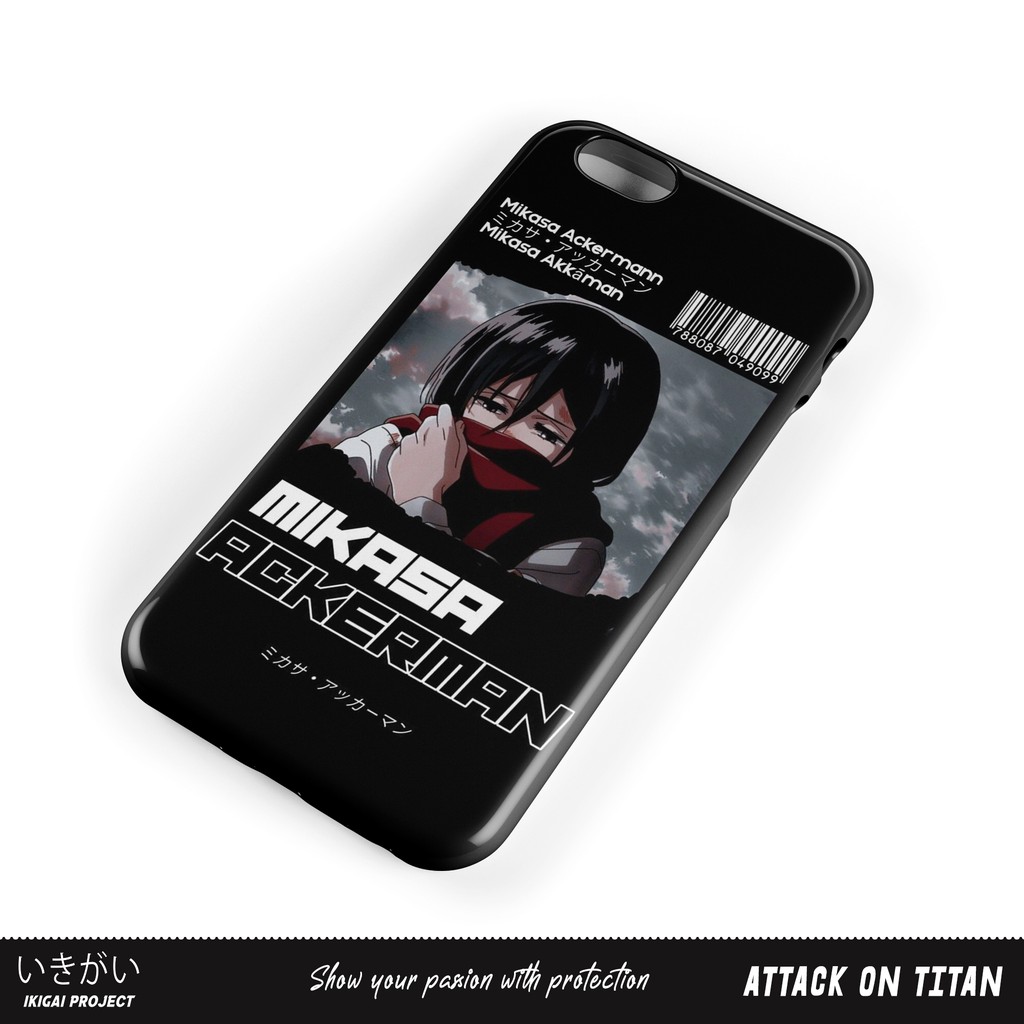 Case Attack on Titan - Mikasa Ackerman | Shopee Indonesia