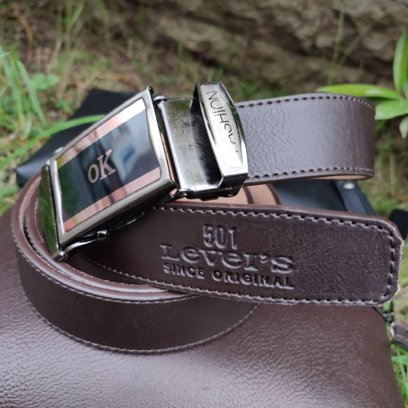 Jumbo | Gesper Pria Jepit Kulit Sintetis | Ikat Pinggang Pria Jumbo 145 High Quality | Sabuk Pria Favorit