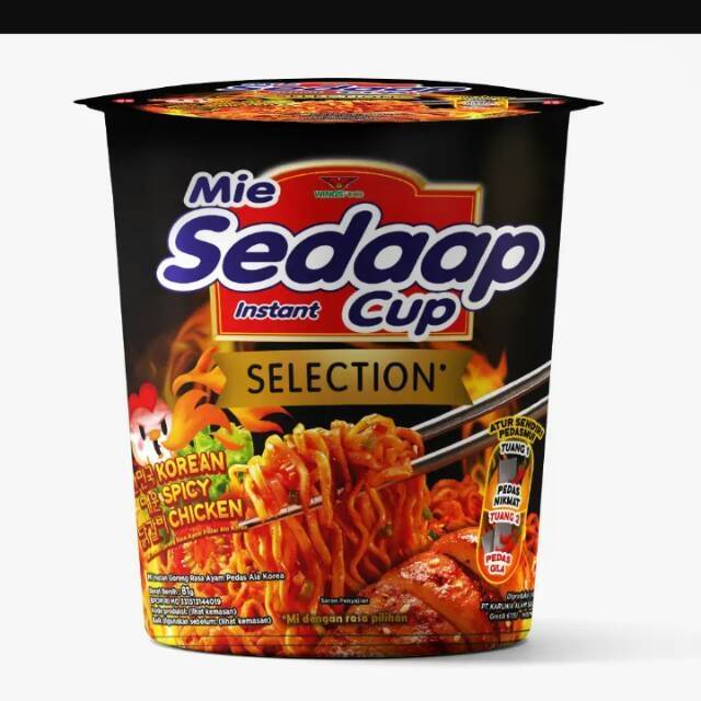 

Mie sedap cup all varian