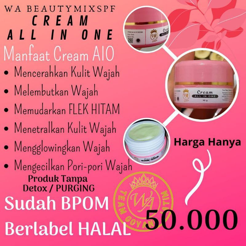 CREAM AIO WASILA 100% ORIGINAL