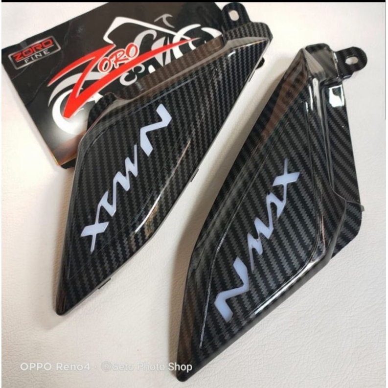 ZORO CARBON PIJAKAN NEW NMAX V2 2020-2021 CARBON BODY SAMPING TANPA LAMPU