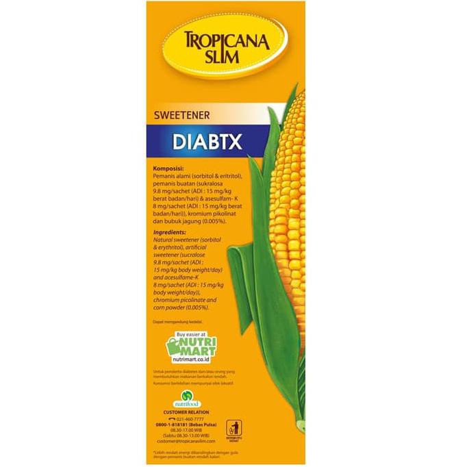 

9H476R- Tropicana Slim Sweetener Diabtx (50 Sachet) Dyu5Ge4-