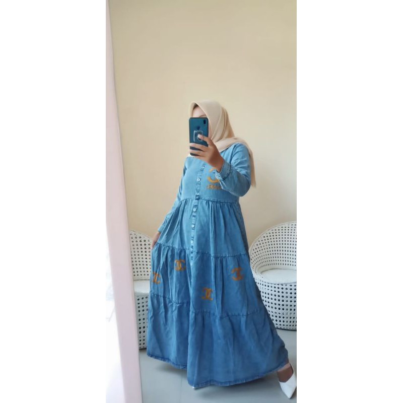 Gamis Jeans murah