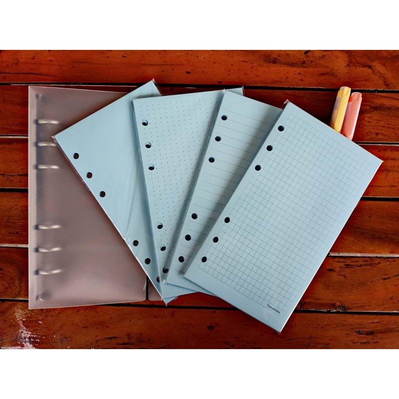 

Kertas Binder A6 warna Biru / Loose Leaf A6 warna Biru