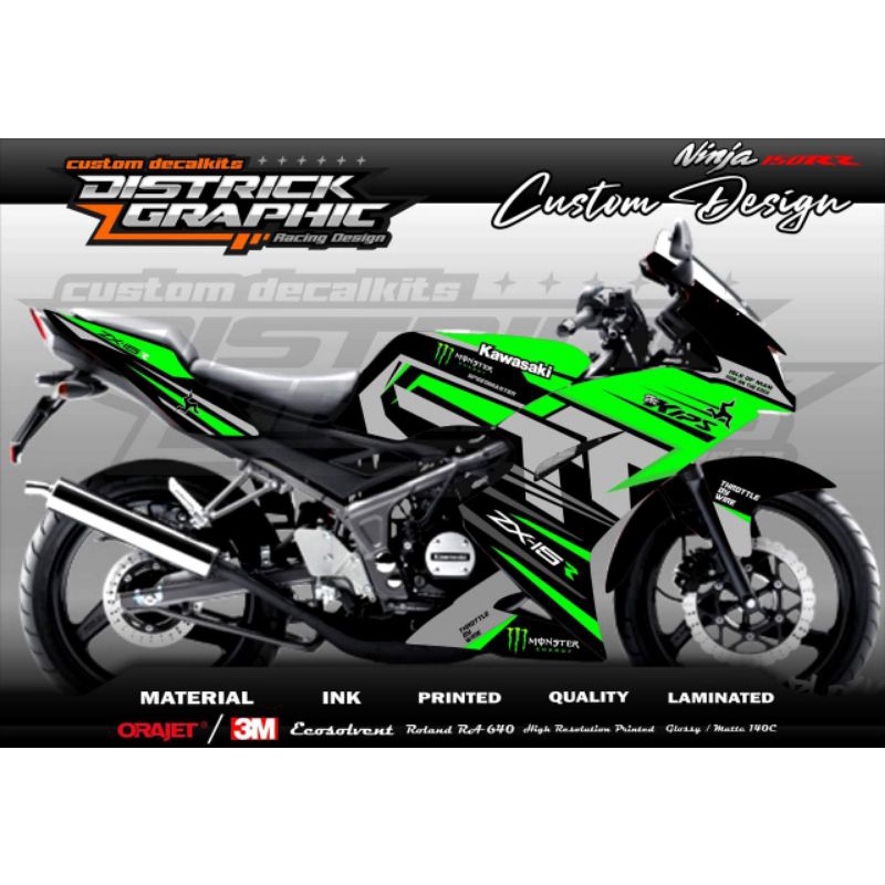 decal full body ninja RR New zx150rr