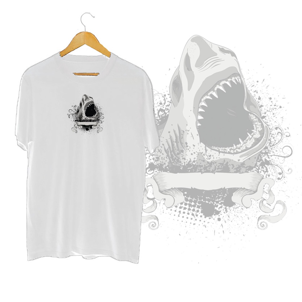 KAOS OVERSIZE SHARK T-SHIRT