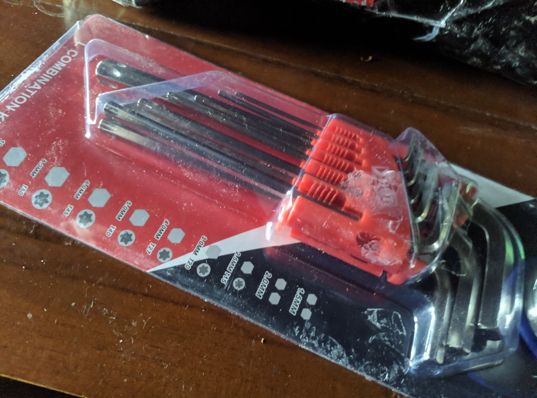 Kunci L Set Bintang Panjang Kombinasi 9 Pcs Hdt