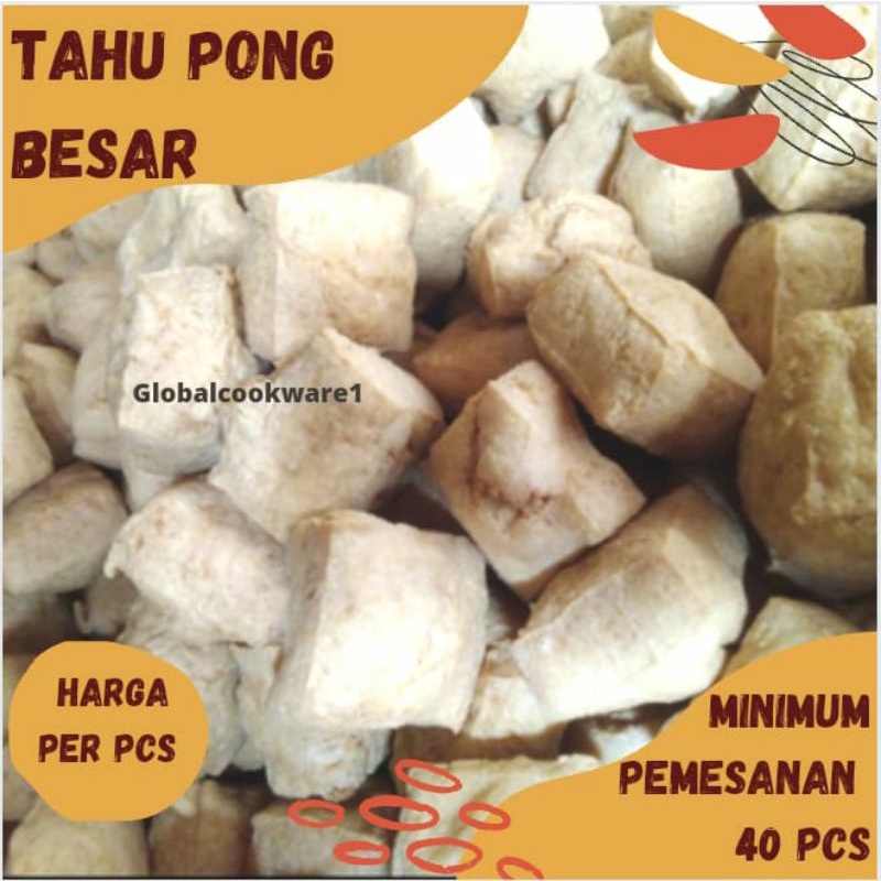 Jual Tahu Pong Besar Minimum 50 Pcs Indonesia Shopee Indonesia