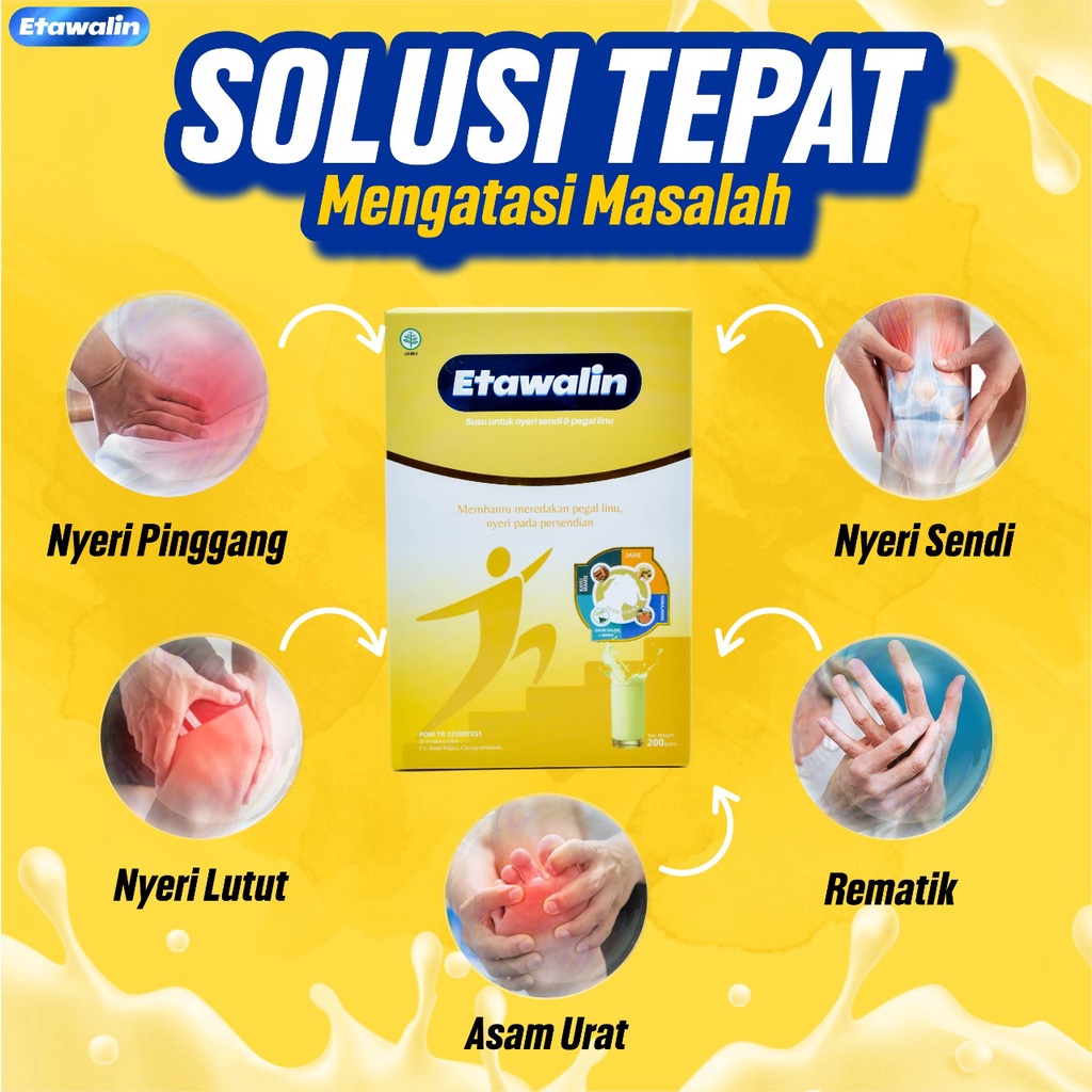 Susu Etawalin – Susu Kambing Etawa Atasi Nyeri sendi Tingkatkan Kepadatan &amp; Kesehatan Tulangi Susu Anti Asam Urat