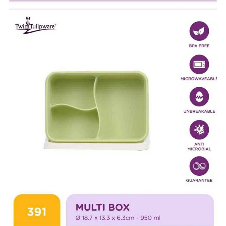 MULTI BOX - TWIN TULIPWARE