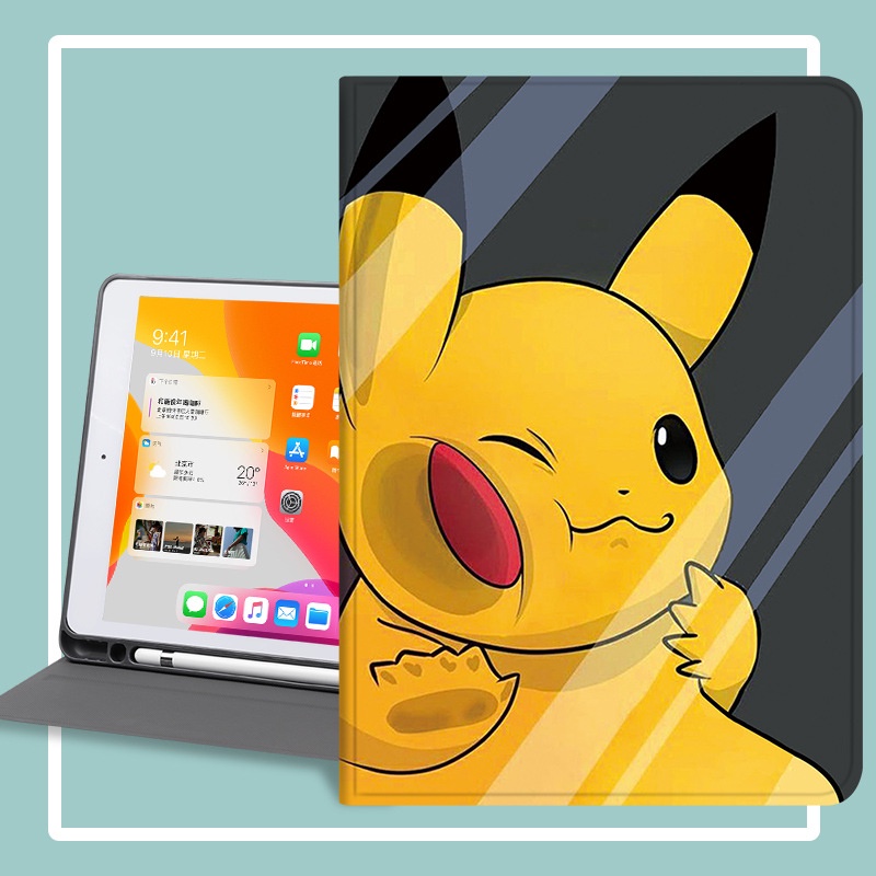 Case Pelindung Bahan Silikon Kulit Motif Kartun Untuk Ipad Air 3 Mini 5 Mini 4 2019 10.2 Inch