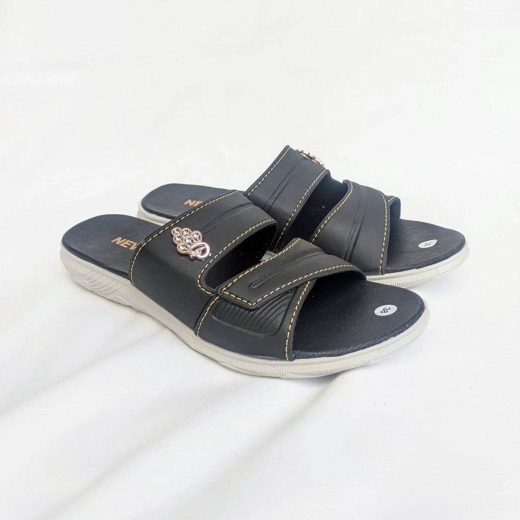 NEVADA - SANDAL FLAT WANITA SENDAL SLIDE SANTAI WANITA SLOP RINGAN SANDAL CEWEK NEVADA TERBARU