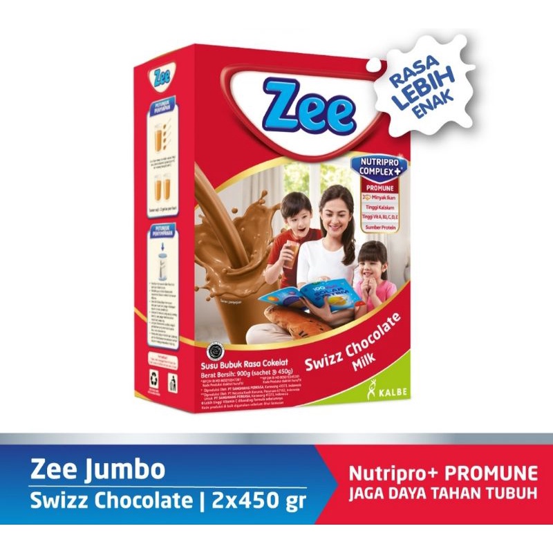 

Zee Swizz Coklat, Madu, Vanila twist 2x450gr