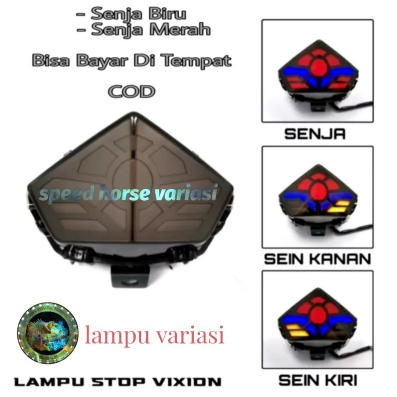 Lampu Stop Vixion New LED Running 3in1