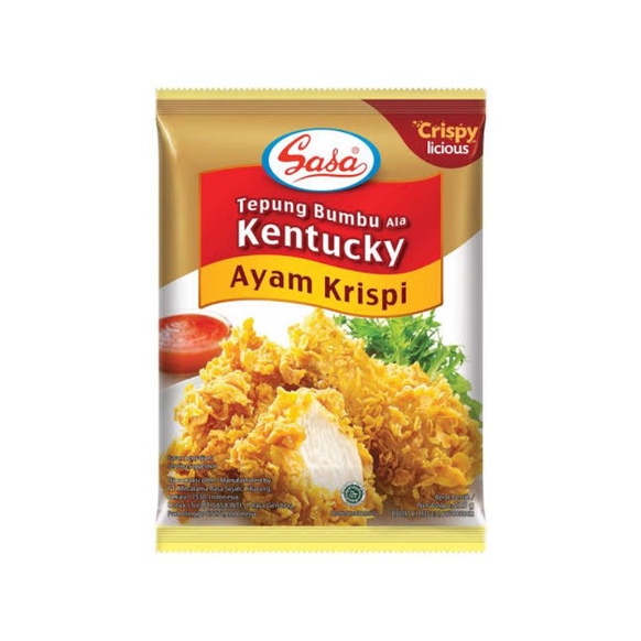 Sasa Tepung Bumbu Kentucky Ayam Krispi Kemasan 225 Gram