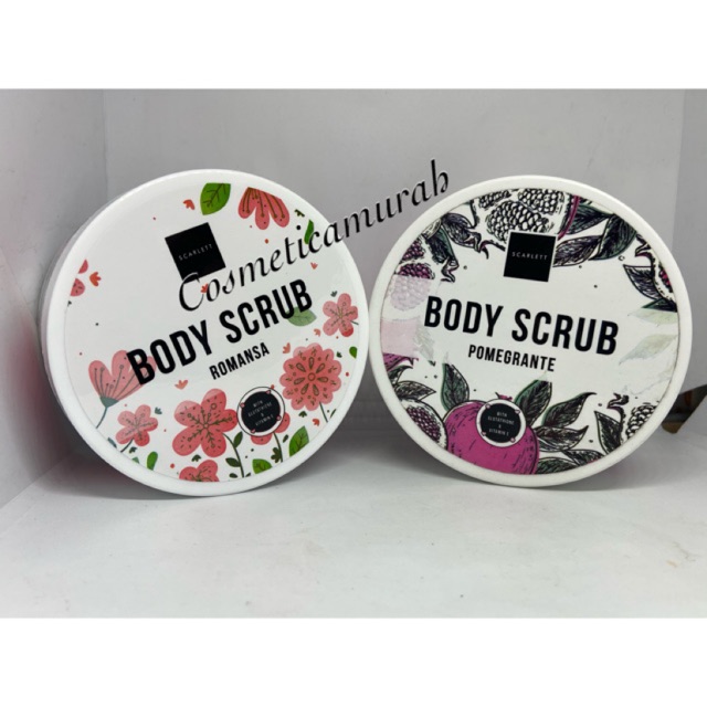 Scarlet body scrub // LULUR MANDI SCARLETT / SCARLET BODY SCRUB - LULUR SCARLET