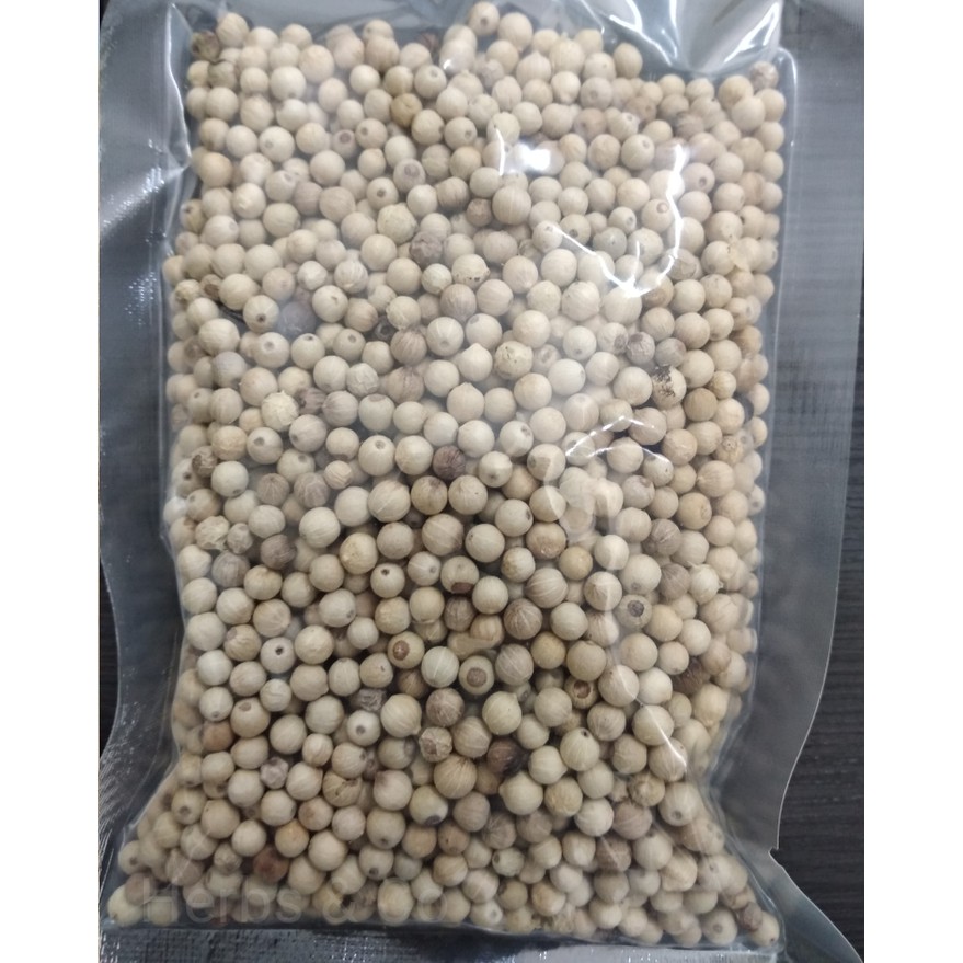 

Lada Putih Bangka Biji/Sahang/Whole White Pepper/Merica