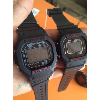 Ready Jam Tangan Casio G-Shock Dw-5600 Couple Series Hitam Merah Kws Star Seller Termurah