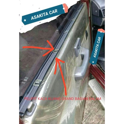 KARET PELIPIT KACA PINTU DEPAN BAGIAN DALAM KIJANG GRAND- SUPER