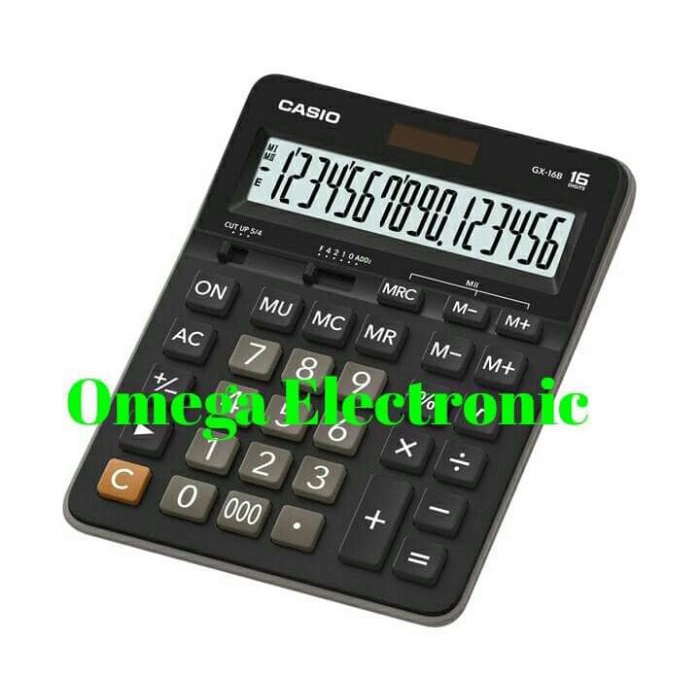 

PROMO! Casio GX 16S - Calculator Desktop Kalkulator Meja Kantor Office GX-16S |Kalkulator
